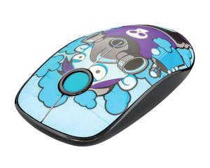 Sketch Wireless Silent Click Mouse Blue 23335 3button black