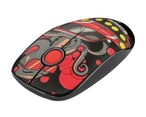 Sketch Wireless Silent Click Mouse Red 23336 3button red