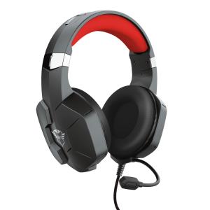 Headset -  Gxt 323 Carus Gaming - Stereo 3.5mm - Wired - Black 23652 wired black over-ear