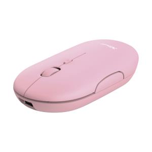 Puck Rechargeable Bluetooth Wireless Mouse Pink 24125 wireless pink