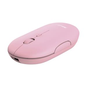 Puck Rechargeable Bluetooth Wireless Mouse Pink rechargeable rose