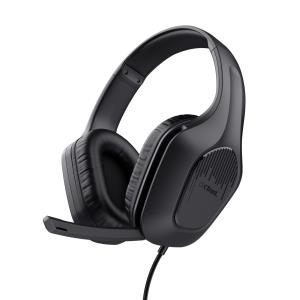 Headset -  Gxt 415 Zirox - Stereo 3.5mm - Wired - Black 24990 wired black over-ear RFID