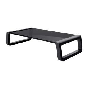 Monta Glass Monitor Stand Black black