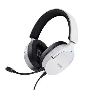 Headset -  Gxt490 Fayzo 7.1 - USB - Stereo 3.5mm - Wired - White 25302 wired white over-ear