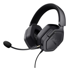 Headset -  Gxt 492 Carus - Stereo 3.5mm - Wired - Black 25447 wired black over-ear