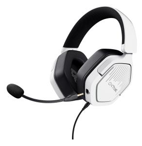 Headset - Gxt 492 Carus - Stereo 3.5mm - Wired - White 25448 wired white over-ear
