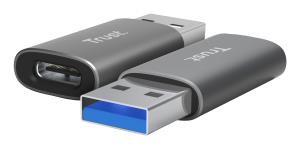 Calyx USB-a To USB-c Adapter 2 Pack 25573 grey