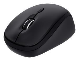 Yvi+ Multi-device Wireless Mouse Black Wireless mouse black