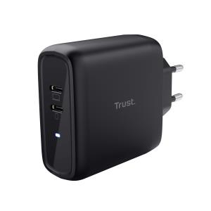 Maxo 65w USB-c Charger Black 2-port black