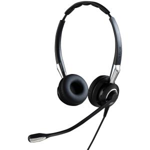 Headset Biz 2400 II - Duo - Quick Disconnect (QD) Connector - Noise Cancelling 2409-820-204 wired black on-ear NC