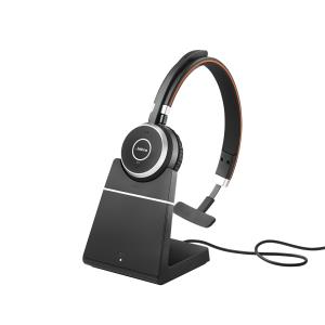 Headset Evolve 65 SE UC - Mono - USB / Bluetooth - With Stand 6593-833-499 wireless BT on-ear NC