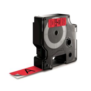 D1 Standard Tape Black On Red 19mmx7m                                                                45807 tape 7m