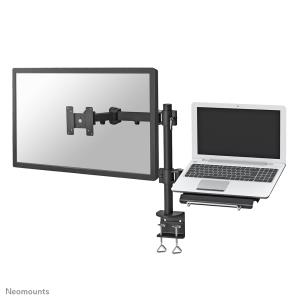 Flat Screen And Notebook Desk Mount 10kg single 10-27 black