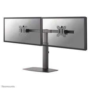 Newstar Flat Screen Desk Mount Stand 10-27in 12kg dual 10-27 black
