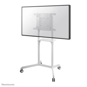 Mobile Flat Screen Floor Stand For 37-70in Screen - White mobile floor stand 70kg portable 37-70