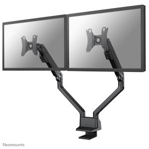 Neomounts Full Motion Desk Mount for 10-32in Monitor Screen Height Adjustable - Black 8kg dual 10-32 black