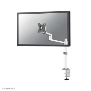 Neomounts Full Motion Monitor Arm Desk Mount For 17-27in Screens - White single 17-27 white