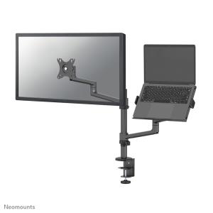 Neomounts Full Motion Monitor Arm Desk Mount For 17-27in Screens And 11 - 17in Laptops - Black single 27 black