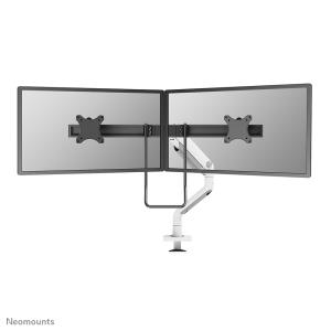 Neomounts Select Full Motion Monitor Arm Desk Mount For 17-27in Screens - White dual 17-27 white