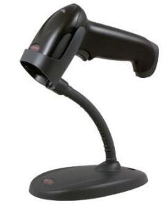 Barcode Scanner Voyager 1250g USB Kit - Includes Black Scanner 1250g & USB Type A Coiled Cable 3m & Flex Neck Presentation Stand & Documentation Barcode Scanner USB Single Line Laser