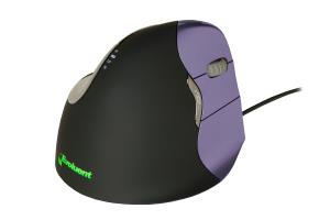 Vm4s Vertical Small Mouse 4 - USB - Black with cable right-handed scroll wheel