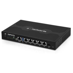 Edge Router 6p Er-6p 6-port Gigabit Poe With 1 Sfp Port  Black 5-Port-Switch + 1xSFP