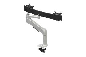 Space Arm Beam Dual Clamp 7-14 Kg                                                                    monitor arm 7-14kg dual silver