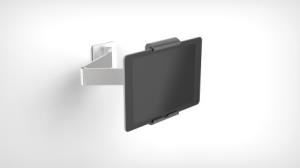 Tablet Holder Wall Arm Silver wall mount 1kg single 7-13 silver