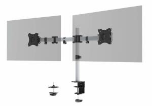 Monitor Mount / Stand 68.6 Cm (27) Silver Wall dual 13-27 silver
