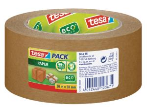Paper Ecologo 50mx50mm 50m Brown 1pc(s) Stationery/office Tape 57180-00000-03 50mx50mm brown