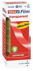 Film Tape Office Box Pack Of 8 57405-00002-01 33mx19mm clear