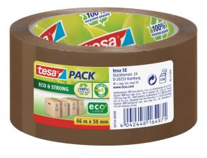 Tesapack Eco Strong Pvc Packaging Tape 58154-00000-00 66mx50mm brown