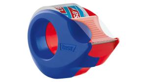 Tesafilm Mini Abroller + 1x Tesafilm 10m 19mm Kristall-klar hand dispenser red-blue 19mm 10metre
