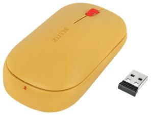 Cosy SuretrackTM Dual Wireless Ambidexttre Mouse - Yellow wireless yellow