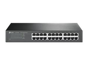 Unmanaged Gigabit Desktop/rackmount Switch 24-port Tl-sg1024d Standalone 24xRJ45 schwarz unmanaged