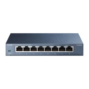 Gigabit Switch Tl-sg108 8-port Metal Standalone 8xRJ45 blue unmanaged