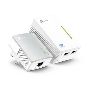Wireless N Powerline Extender Tl-wpa4220 300mbps Kit Incl Tl-wpa4220 And Tl-pa4010 TL-WPA4220KIT HomePlug AV 500Mb/s 2xRJ45