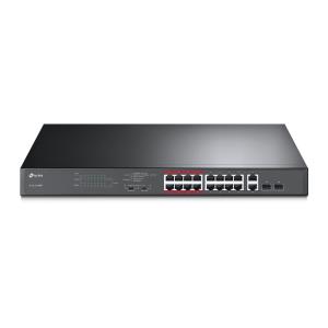 Switch Tl-sl1218mp Gigabit Unmananged 16-port Poe 10/100mbps Black Standalone 16xRJ45 2xRJ45/SFP 192W PoE+