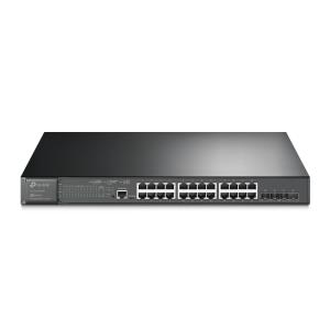 Jetstream 24-port Gigabit And 4-port 10ge Sfp+ L2+ Managed Switch With 24-port Poe+ Standalone 24xRJ45 4xSFP+ 384W PoE+
