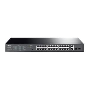 Poe Switch Tl-sg1428pe 28-port Gigabit With 24-port Poe+ Standalone 26xRJ45 managed black