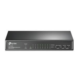 Desktop Poe Switch Tl-sf1009p 9-port 10/100mbps With 8-port Poe+ Standalone 8xRJ45 PoE+ unmanaged black