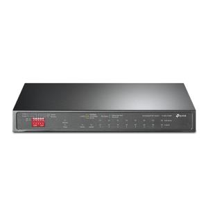 Desktop Switch Tl-sg1210mp 10-port Gigabit With 8-port Poe+ Standalone 9xRJ45 unmanaged black