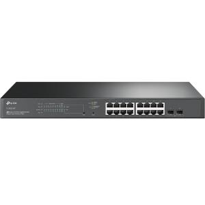 Switch Jetstream Tl-sg2218p 18-port Sfp L2+ Managed Switch With 16-port Poe+ With A Supply Standalone 16xRJ45 2xSFP 150W