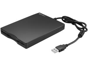 USB-A External Floppy Disk Reader - 3.5in - 1.44Mb/720Kb 133-50 black