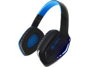 Headset Blue Storm - stereo - Bluetooth - Black / Blue 126-01 wireless BT black on-ear