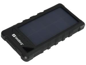 Outdoor Solar Powerbank 16000 Accu 16.000 mA portable waterproof black