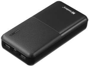 Saver Powerbank 20000 Lithium Ionen 20.000 mA portable black