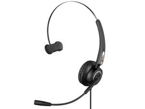 USB Office Headset Pro - Mono - USB A - Black 126-14 wired black on-ear