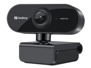 USB Webcam Flex 1080P HD 133-97 microphone/cable/black