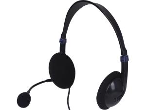 Saver USB Headset - Stereo - USB A - Black 325-26 wired black on-ear